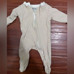 Tan stripped sleeper